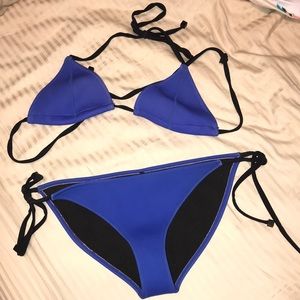 triangl blue swimsuit! REPOSH